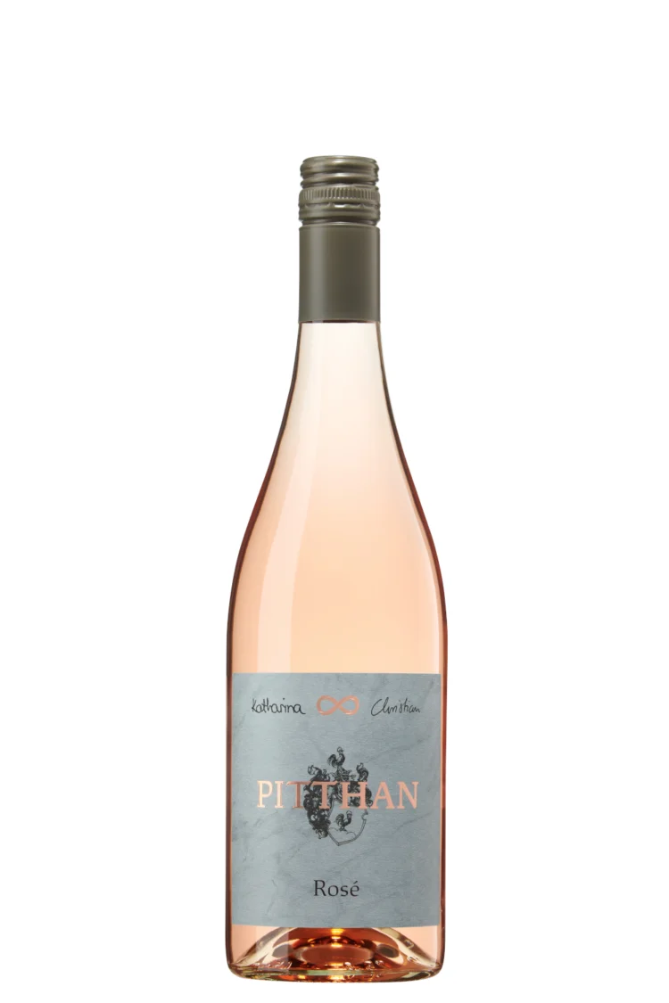 Flasche des Rosé Spätburgunder vom Weingut Christian Pitthan