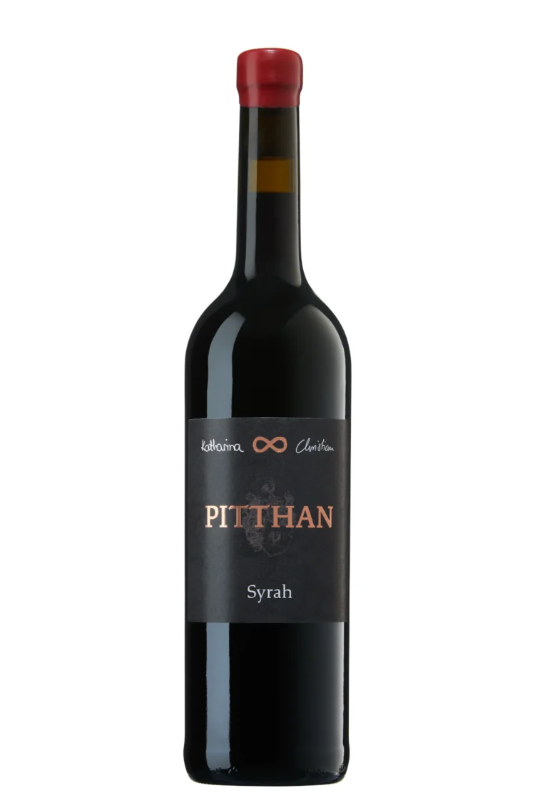 Eine Flasche Syrah vom Weingut Christian Pitthan